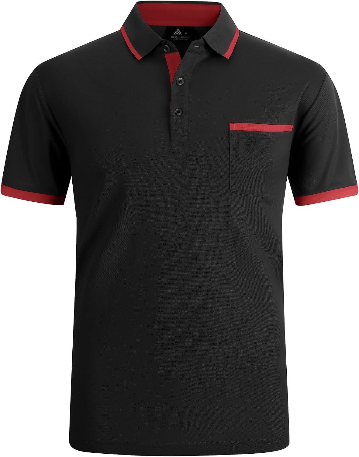 Detalle 2 de LLdress Polo Uomo Maniche Corte leggera e traspirante