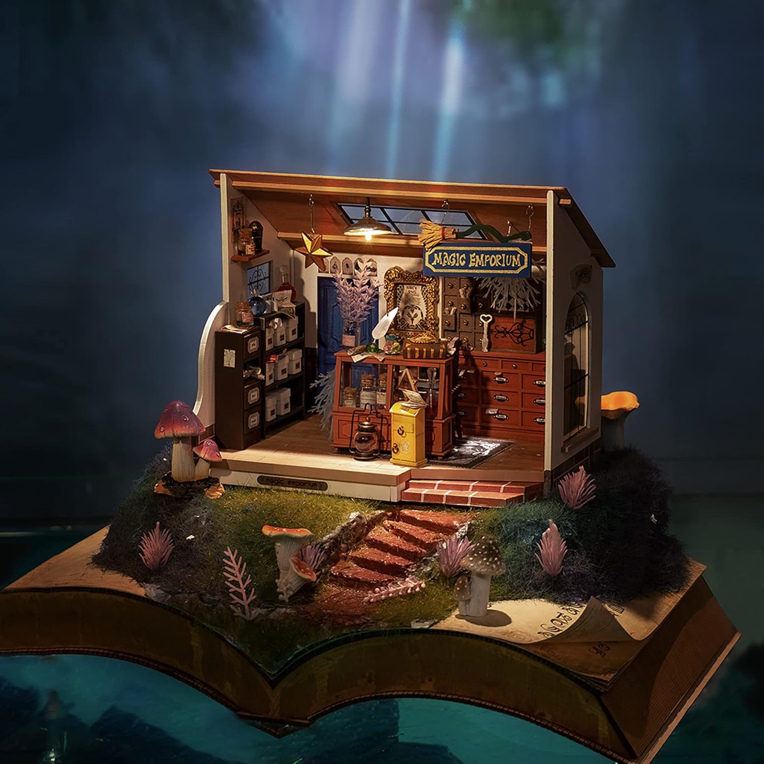 Thumbnail 1 de Rolife Maison Miniature à Construire – maquette en bois avec lumière LED, kit DIY de la série « Archivos Místicos »