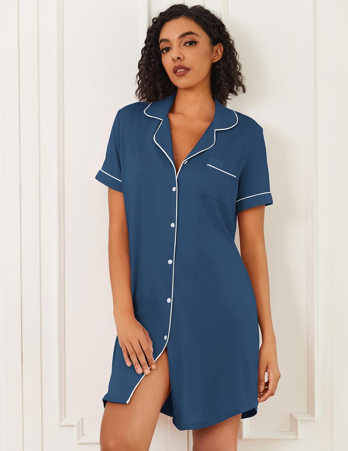 Detalle 2 de Ekouaer Chemise de nuit S-XXL đ