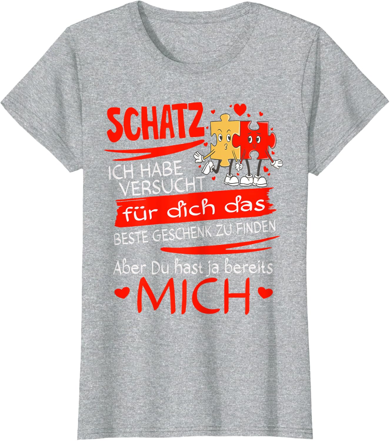 Thumbnail 6 de Schatz ich Habe versucht T-Shirt für Partner