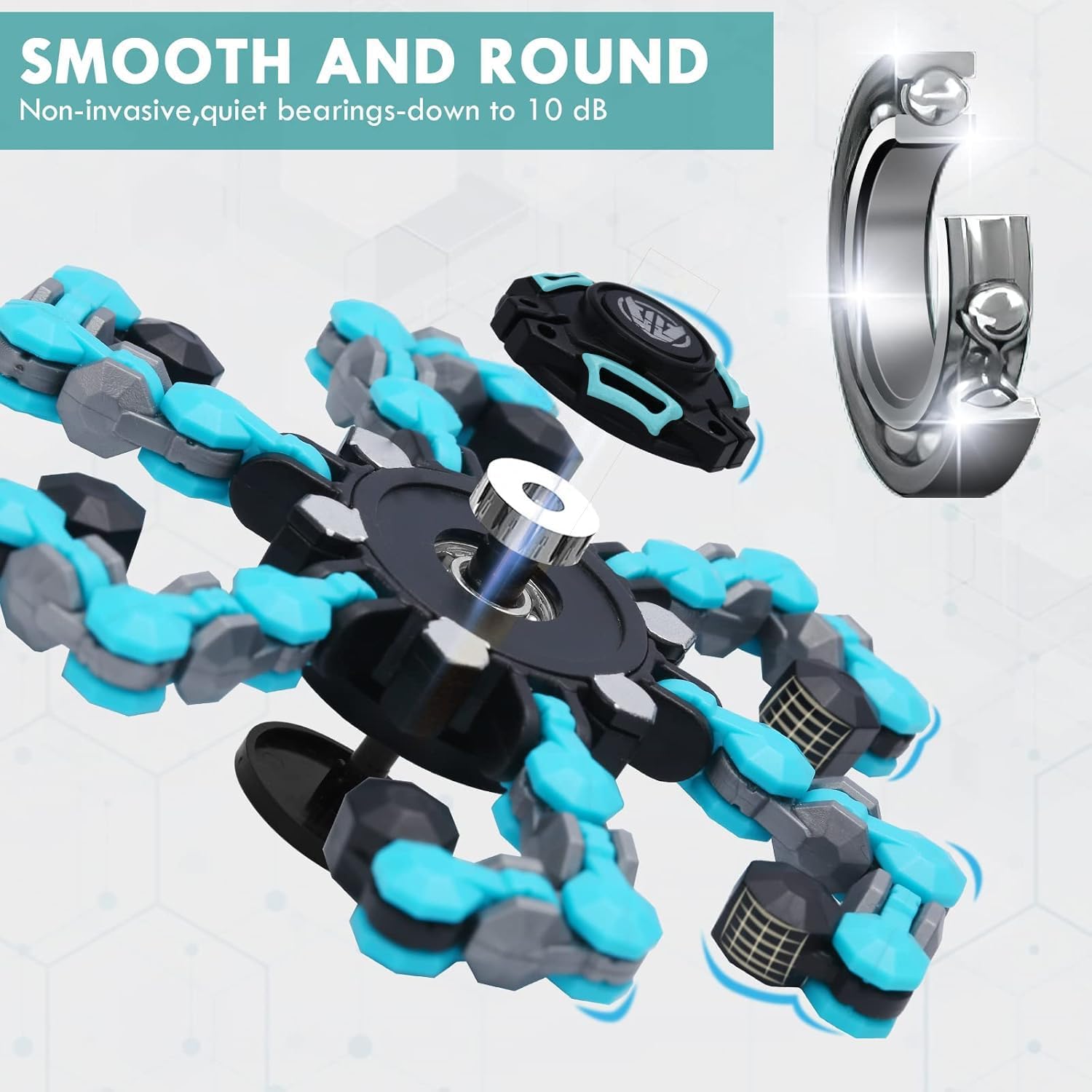 Detalle de NEW Transformable Sensory Fidget Spinner Toy — DIY spinner