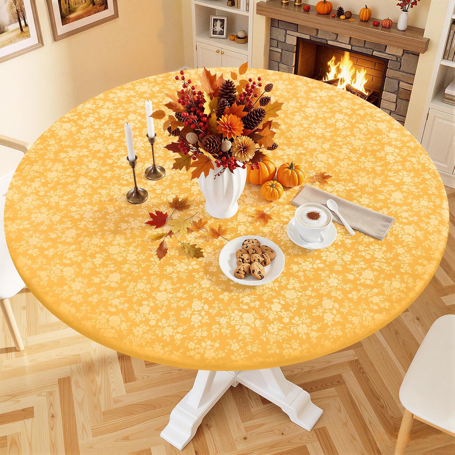 Thumbnail 6 de Smiry Vinyl Fitted Tablecloth, 25"-30" Round