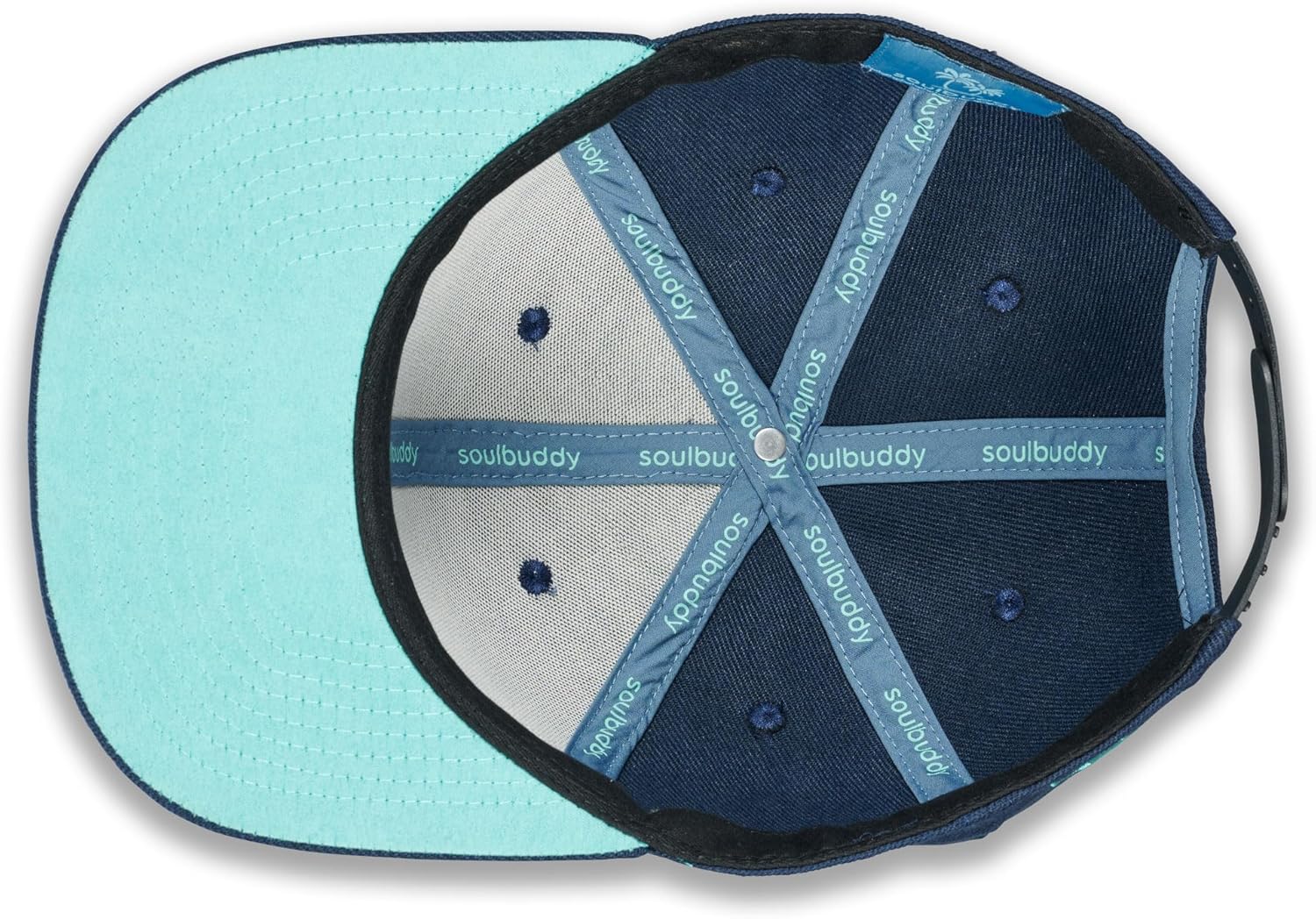 Thumbnail 6 de Soulbuddy Snapback Cap Unisex – Basecap mit verstellbarem Snapback, veganem Patch & flachem Schild