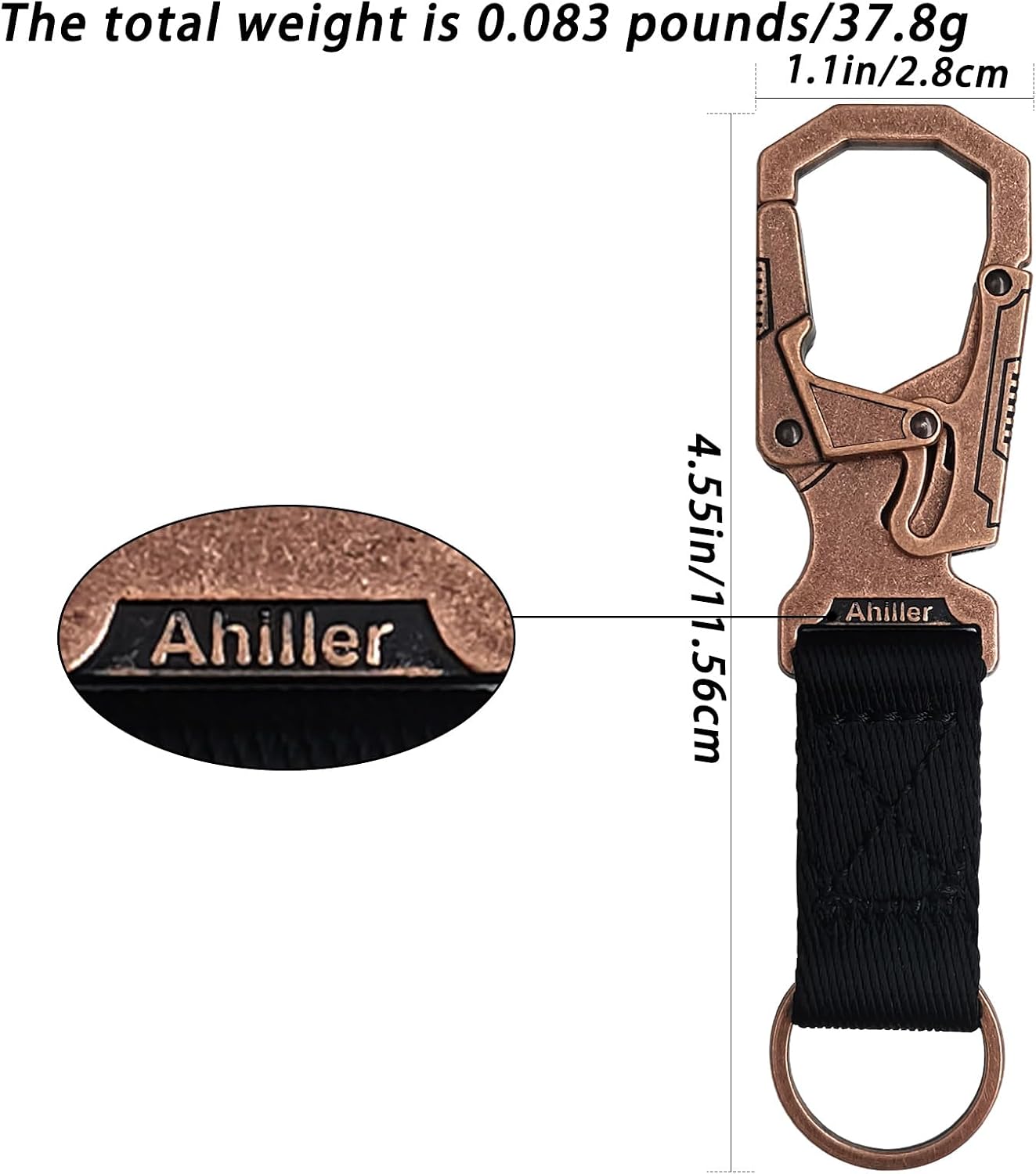 Thumbnail 4 de Ahiller Ahiller Schlüsselring Double Lock 3 Zoll