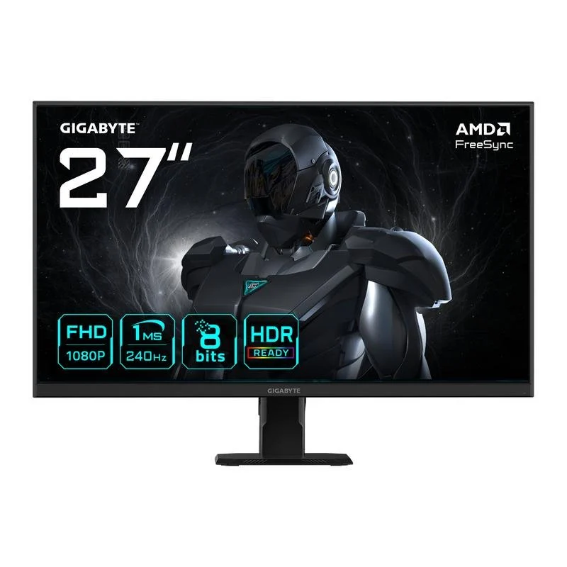 Detalle de Gigabyte GS27F2 27" FullHD 240 Hz: fluidez y color para gaming competitivo