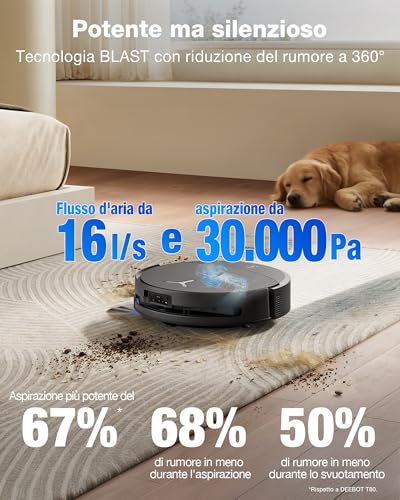 Thumbnail 2 de ECOVACS T90 PRO OMNI robot aspirapolvere e lavapavimenti, 30.000 Pa