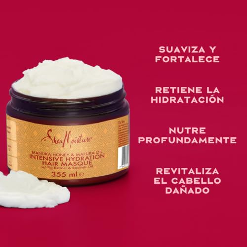 Thumbnail 1 de SheaMoisture Mascarilla Intensive Hydration para cabello rizado y encrespado (355 ml)