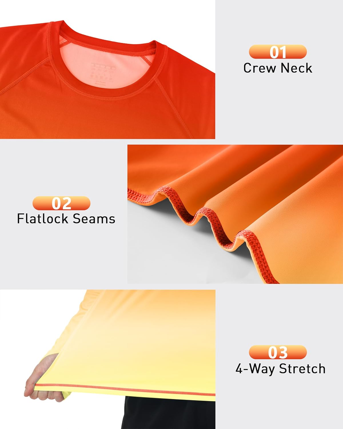 Thumbnail 2 de Roadbox Men's UPF 50+ Sun Protection Long Sleeve Rash Guard
