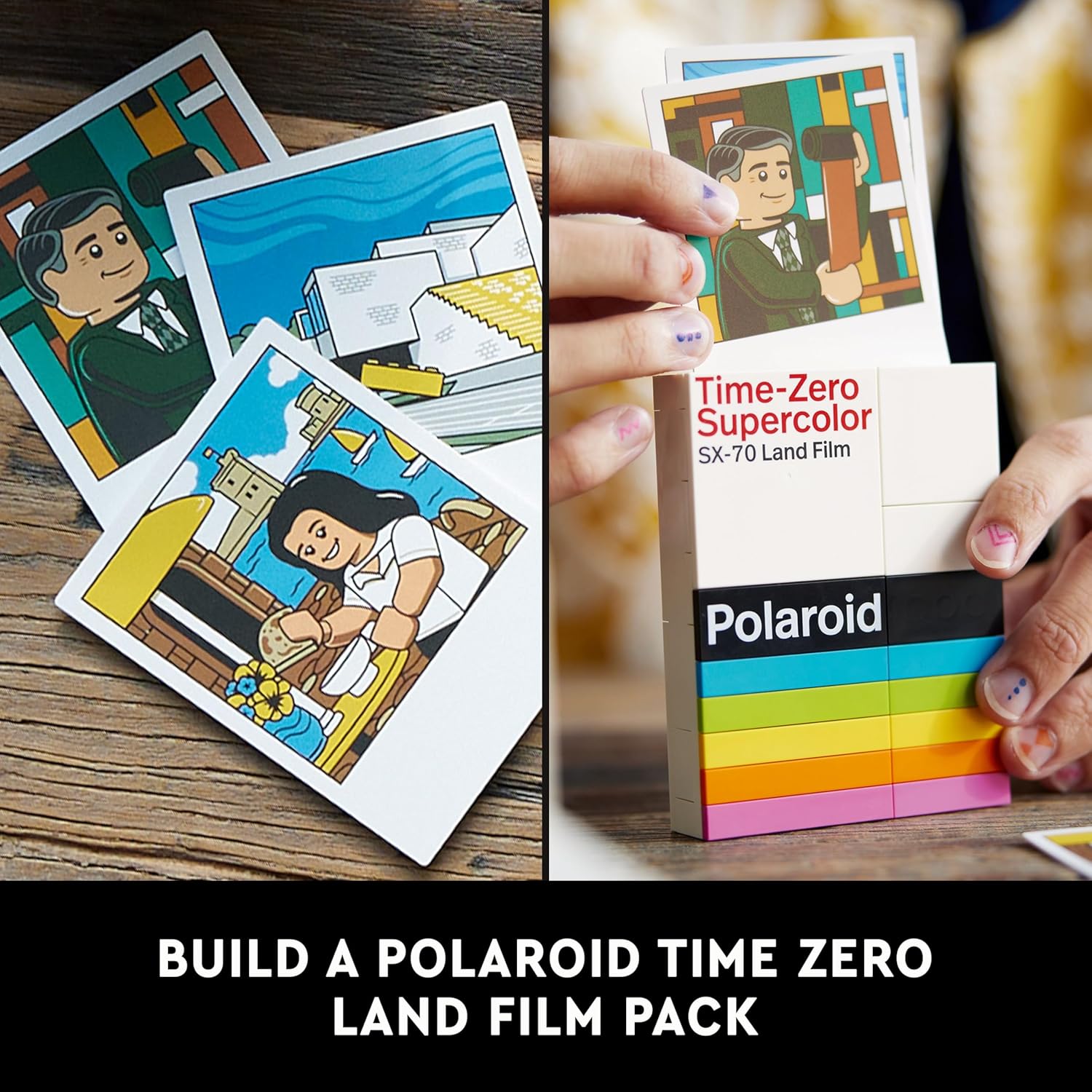 Thumbnail 4 de LEGO Ideas Polaroid OneStep SX-70 Camera Set (21345) – A collectible brick-built homage for photography lovers