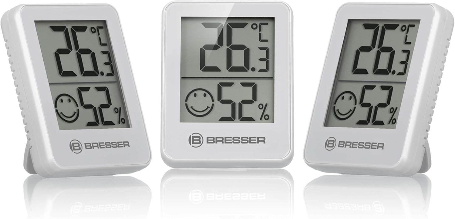 Detalle de Bresser Temeo Hygro Indicator termómetro higrómetro 4,98 cm