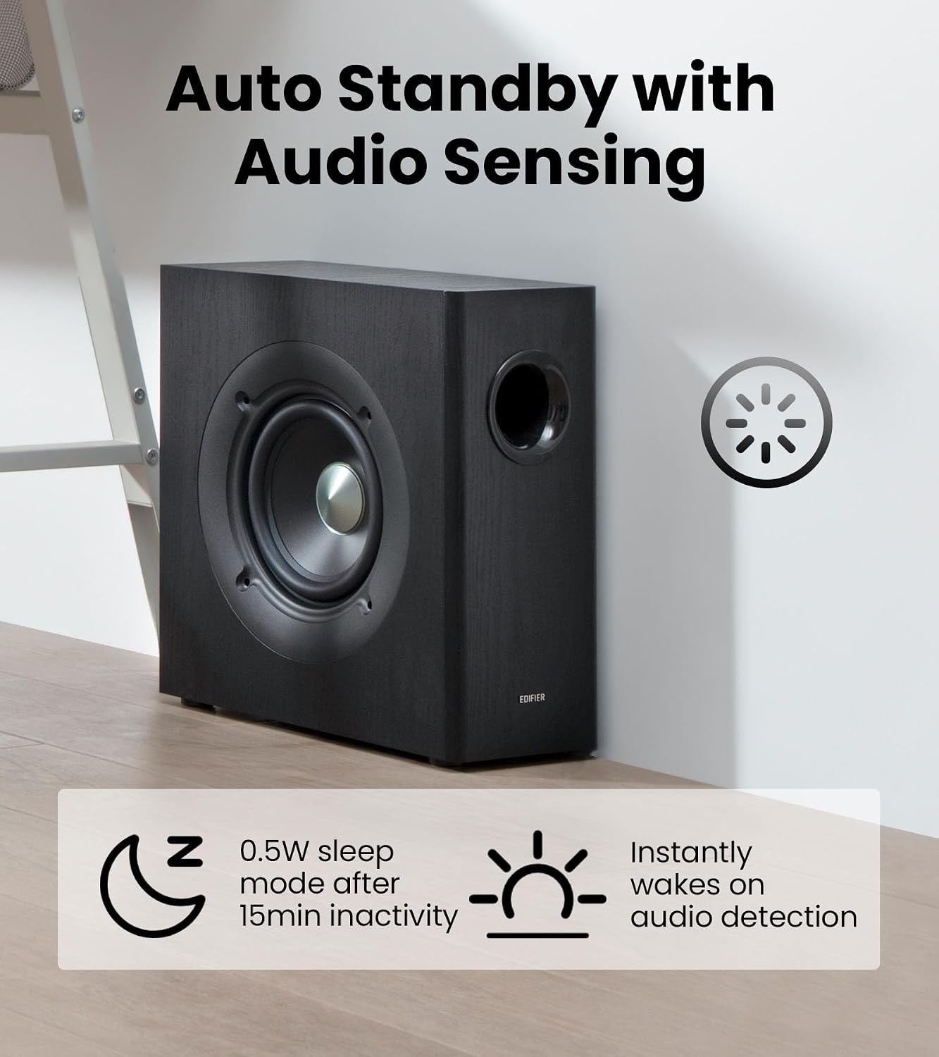 Thumbnail 6 de Edifier T5s Powered Subwoofer, 70W RMS, 8-Inch Woofer, 35Hz Bass
