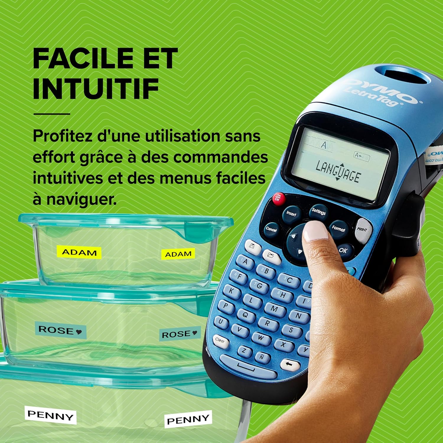 Thumbnail 5 de DYMO LetraTag LT-100H — Kit de démarrage d'étiqueteuse portable