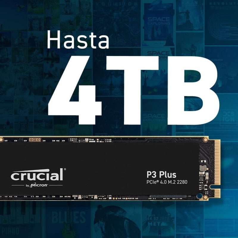 Detalle de Crucial SSD de 2 TB