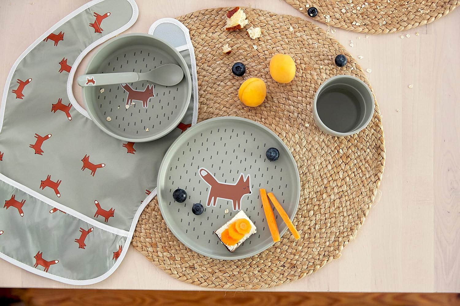 Thumbnail 6 de LÄSSIG Kindergeschirr Set – Teller, Becher, Schälchen und Löffel, BPA-frei, spülmaschinen- und mikrowellengeeignet