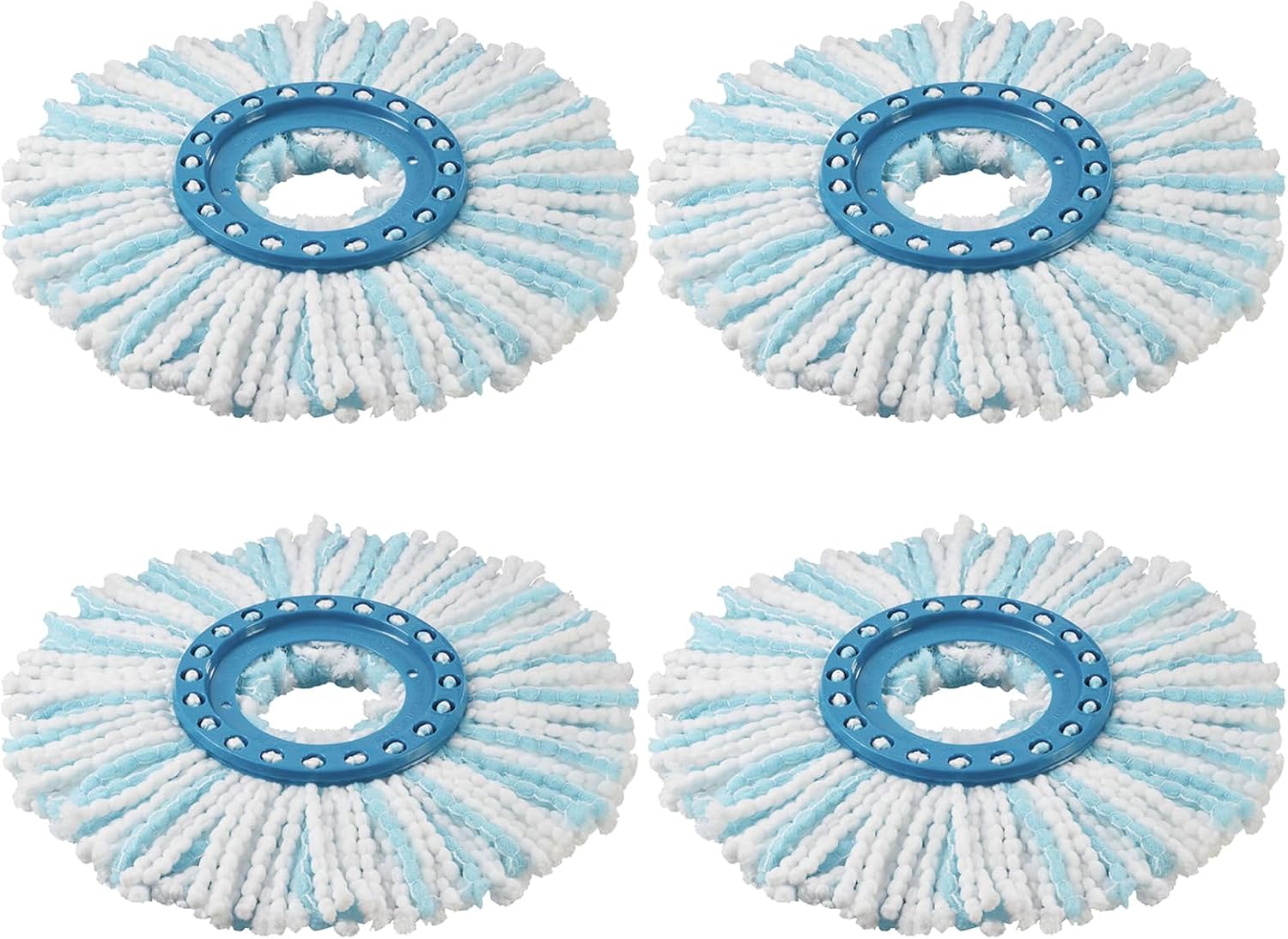 Detalle de Alloytool 52104 – 4 wymienne głowice Micro Duo do mopa Leifheit CLEAN TWIST