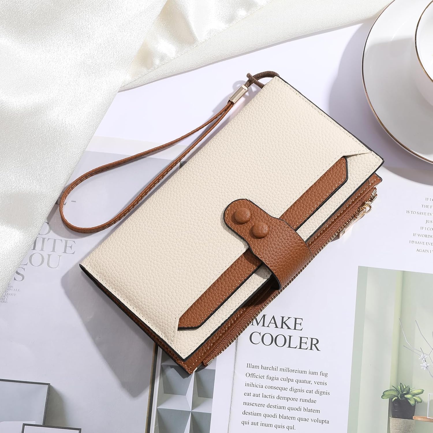 Detalle 2 de SENDEFN Purses for Women Large Leather Wallet