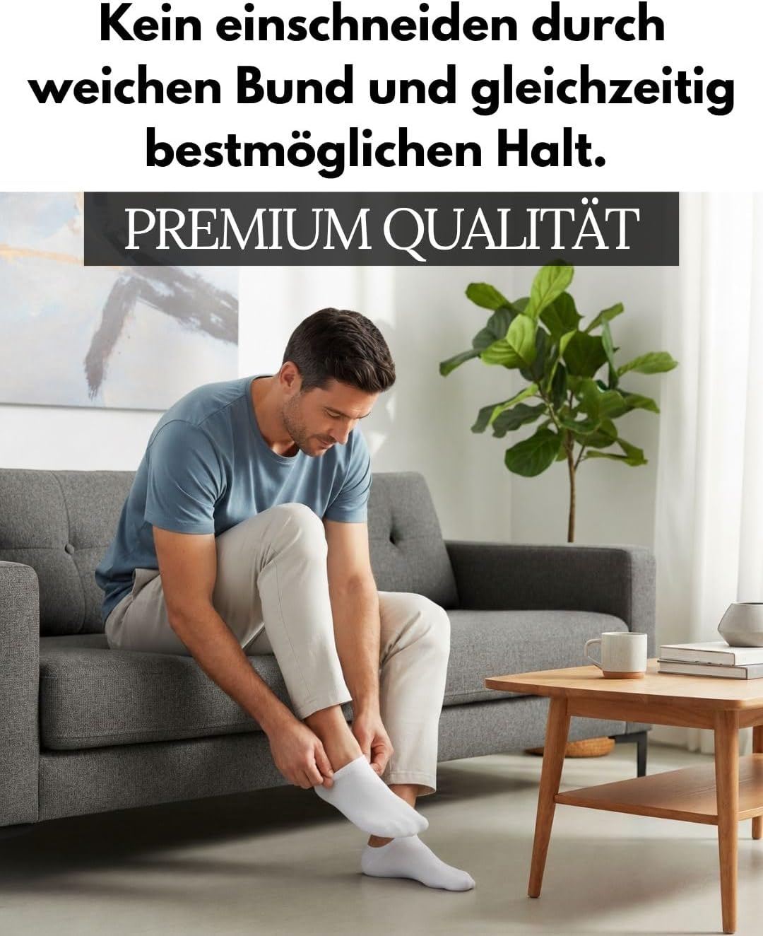 Thumbnail 4 de 10 Paar Premium Sneaker Socken