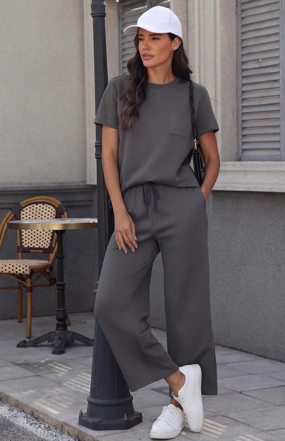 Detalle de GRECERELLE Airport Two Piece Travel Outfits Set for Women