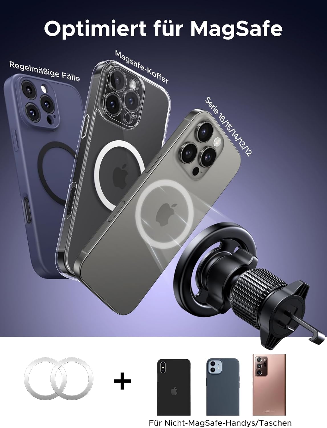 Thumbnail 6 de UGREEN MagSafe Handyhalterung Auto 20 N52