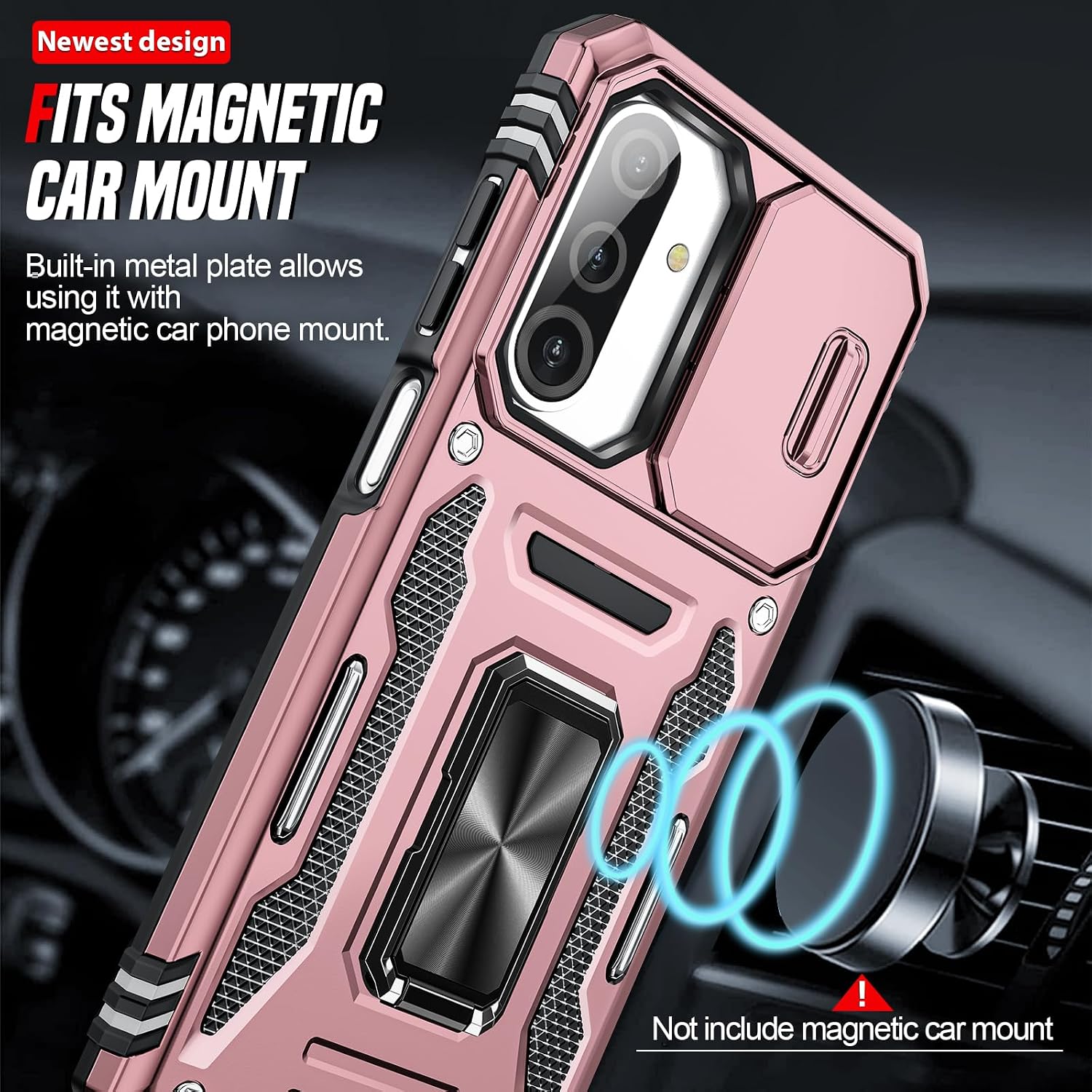 Thumbnail 4 de LeYi Samsung Galaxy A26 5G Phone Case Rose Gold