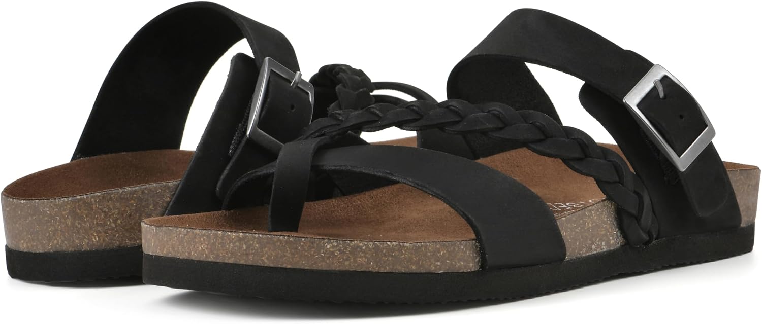 Detalle 2 de WHITE MOUNTAIN Women’s Hazy Braided Signature Comfort-Molded Footbed Sandal