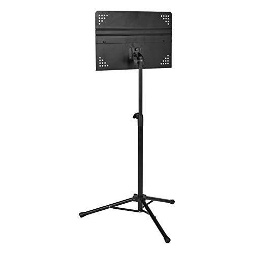 Thumbnail 3 de Amazon Basics Leggio per Spartiti Pieghevole Professionale per Orchestra – Altezza Regolabile e Base Tripiede