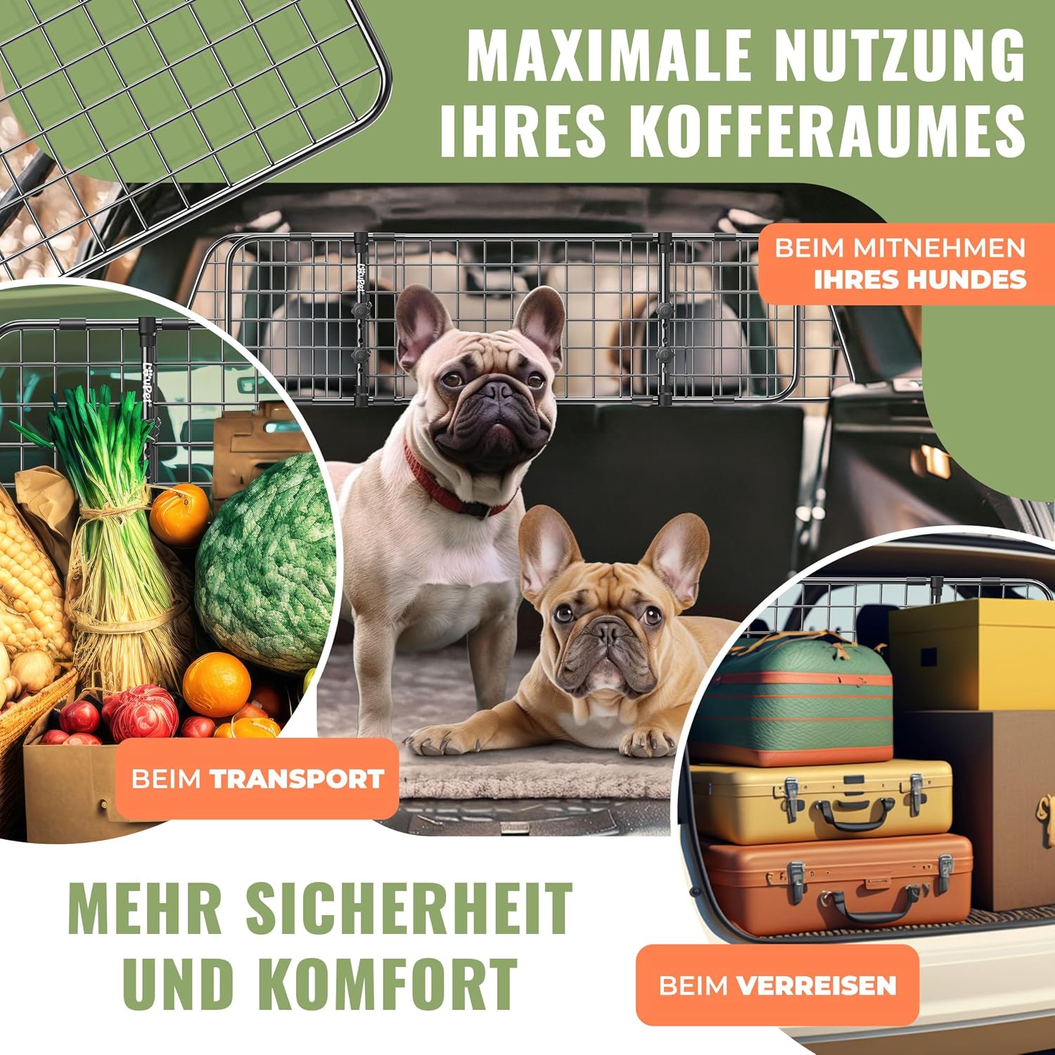 Detalle 2 de LOVPET® Hundegitter 30 x 91-153 cm