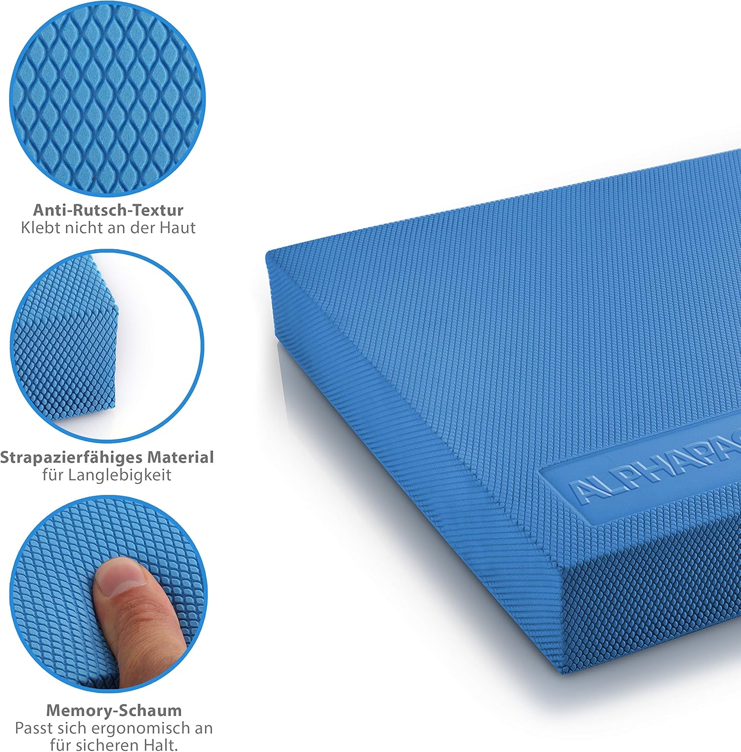 Thumbnail 1 de ALPHAPACE Balance Pad L ou XXL + Poster d'exercices – Tapis d'équilibre innovant pour un entraînement complet