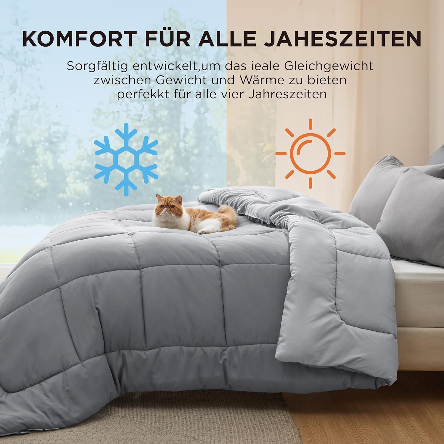 Thumbnail 4 de BEDSURE Bettdecke 155x220 Ganzjahresdecke