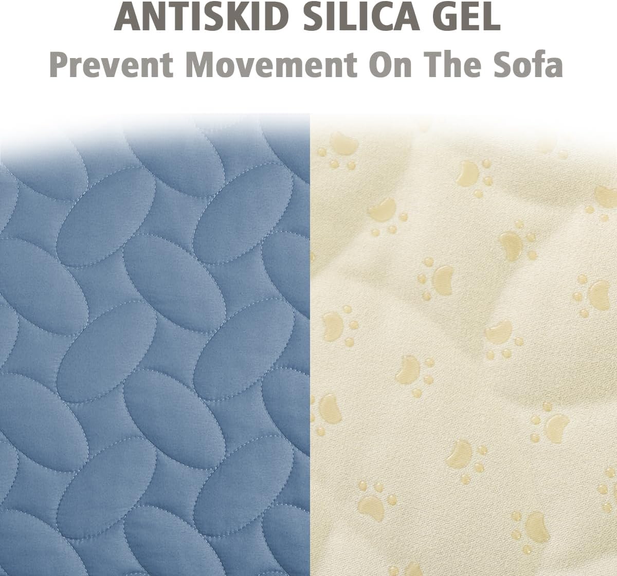 Detalle de Ameritex Waterproof Pet Bed Cover Anti-Slip Dog Bed Blanket for Sofa and Furniture (Light Blue, 30x80 Inch, Pack of 1)