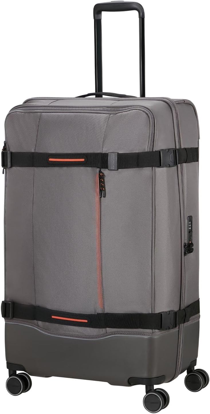 Detalle de American Tourister Urban Track Spinner L 79 cm (106 L) – Valise gris foncé
