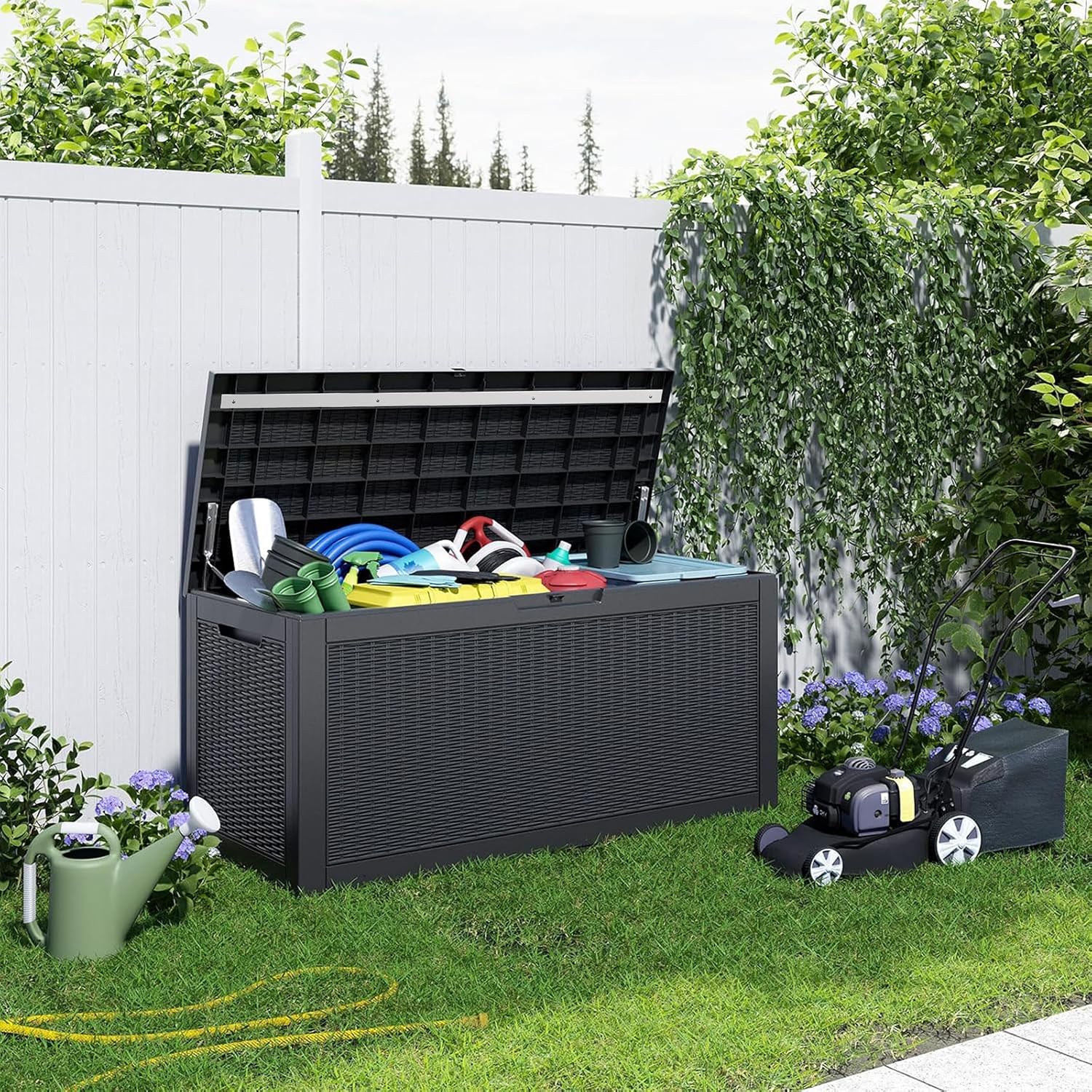 Detalle de PatioZen Deck Box 170 Gallon