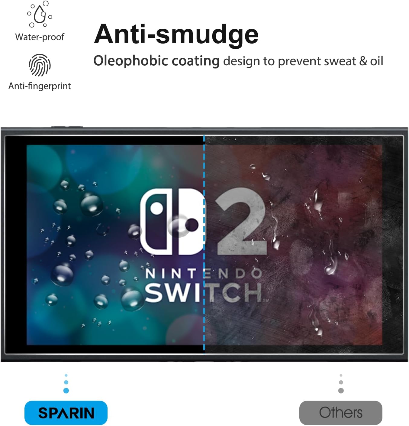 Thumbnail 2 de SPARIN Screen Protector for Nintendo Switch 2 3-pack
