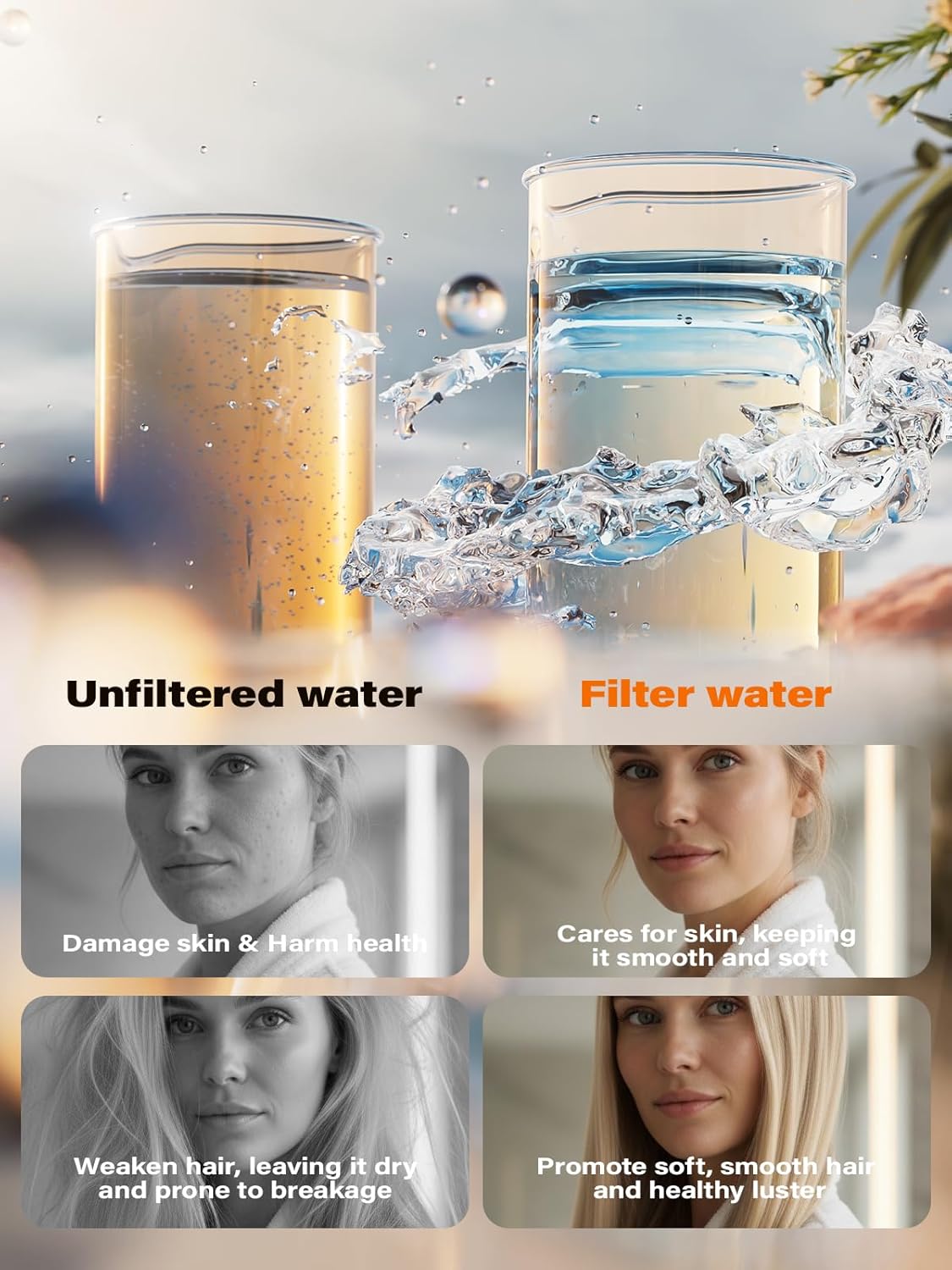 Thumbnail 3 de Cobbe Hard Water Shower Head 20 stage