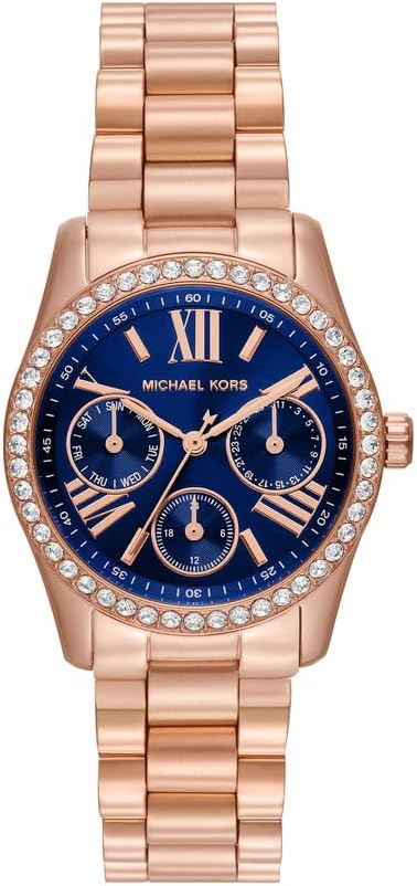 Thumbnail 3 de Michael Kors Montre Lexington pour Femme — Mouvement chronographe quartz, bracelet en acier inoxydable