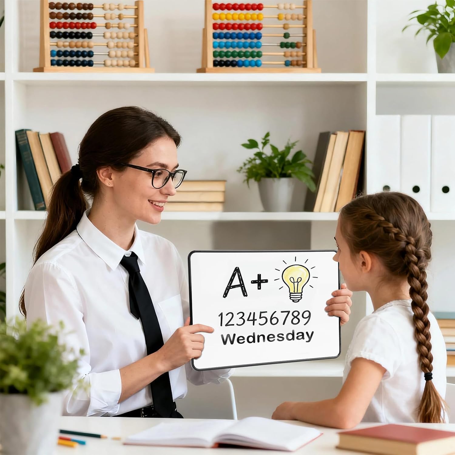 Thumbnail 4 de Hisredsun 2 Pack A4 Magnetic Whiteboard 21×30 cm