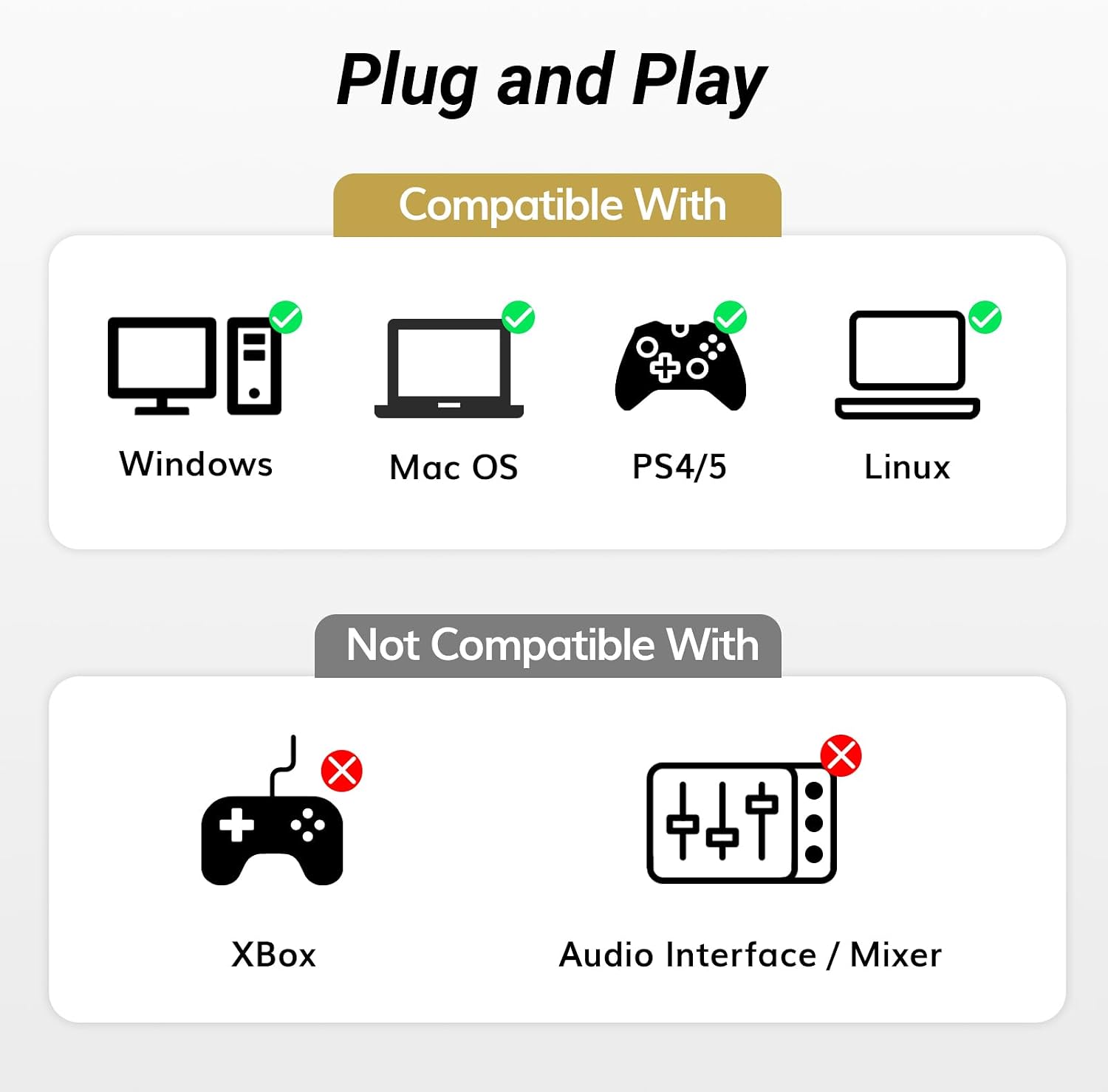 Thumbnail 1 de TONOR TC30 USB Microphone – Cardioid Condenser Mic for Gaming, Podcasting & Conferencing
