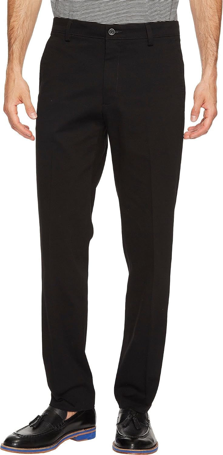 Detalle de Dockers Easy Khaki Slim Fit Trousers with Stretch, Wrinkle-Resistant Fabric