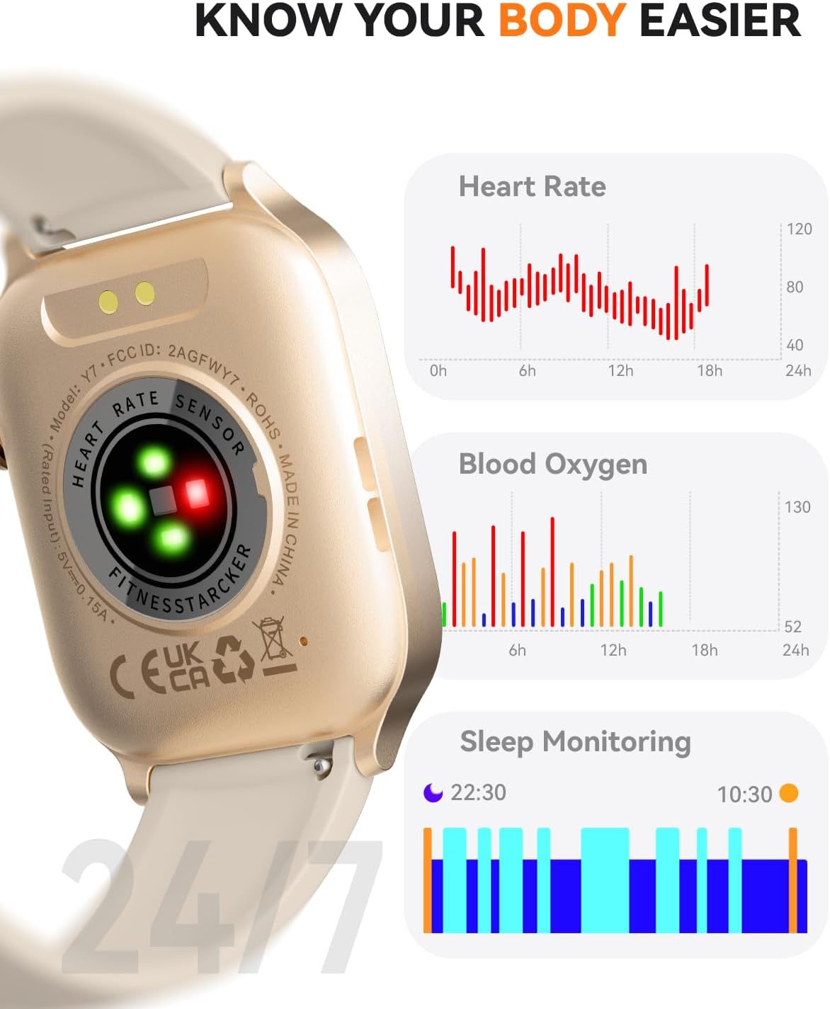 Thumbnail 3 de Gold 1.83 smartwatch with calling
