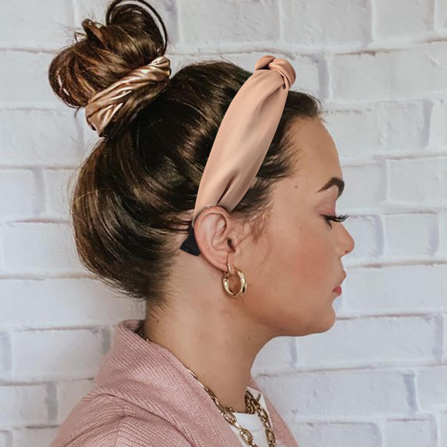 Thumbnail 5 de DRESHOW 8er-Set Damen Stirnband – elastische Kopfband Turban Haarschmuck