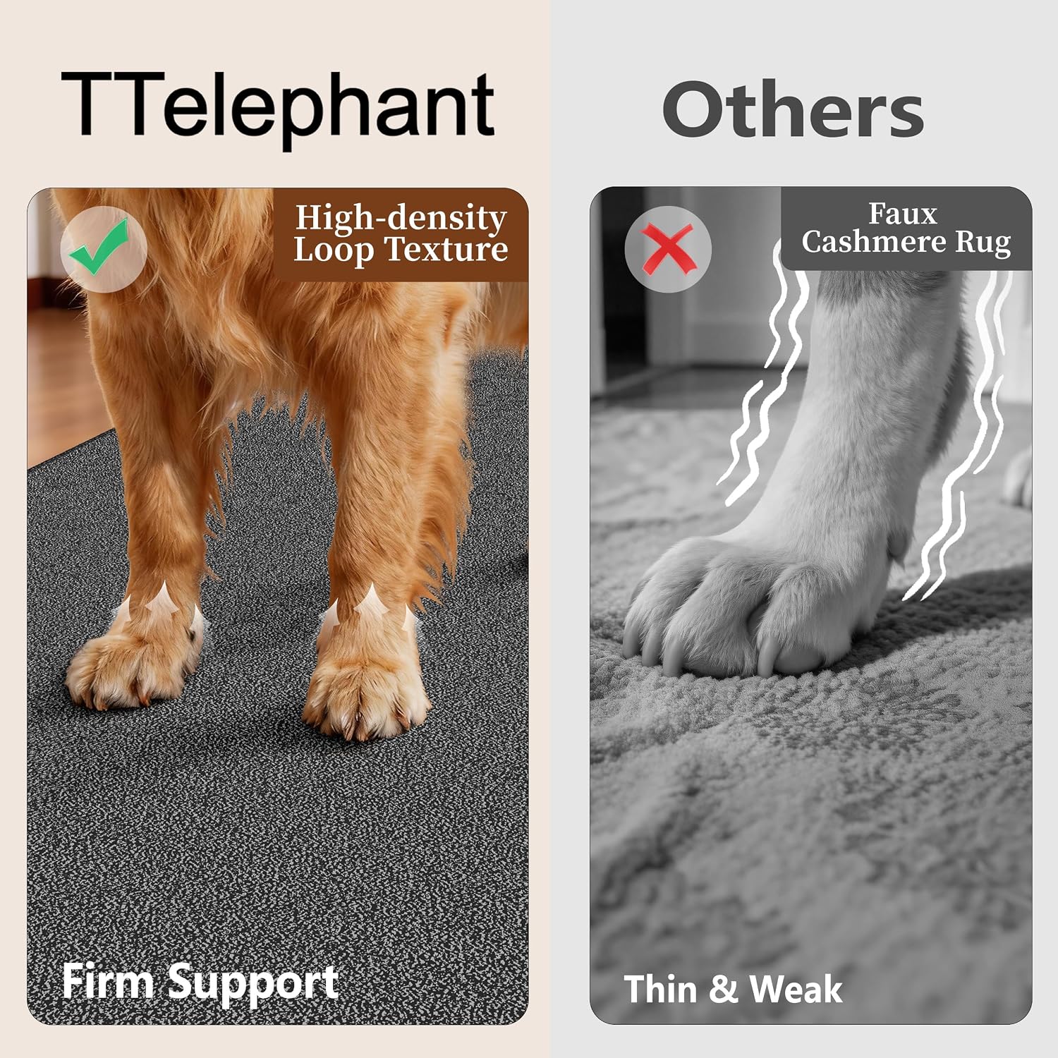 Thumbnail 6 de TTelephant Sky 3' x 10' Runner Rug, Waterproof, Non-Slip Silicone Backing