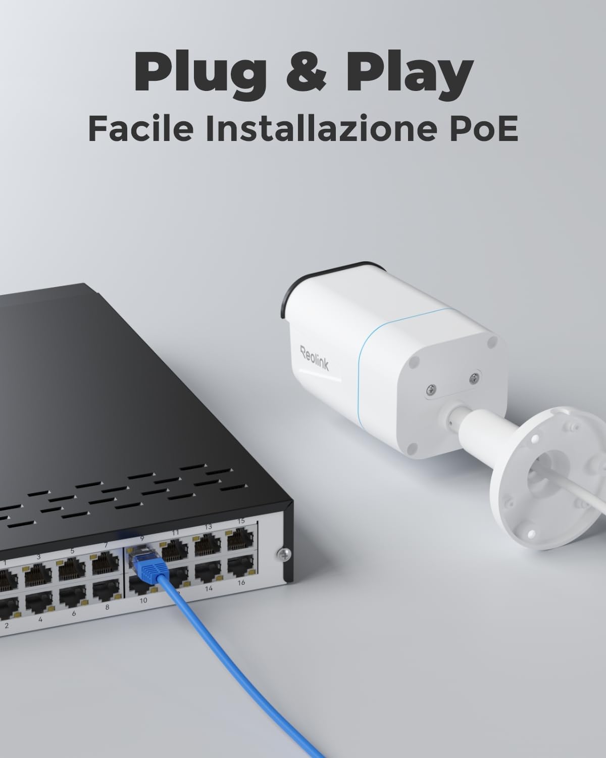 Thumbnail 3 de Reolink RLK16-800B8 kit videosorveglianza 4K PoE con NVR 16CH e 8 telecamere esterne