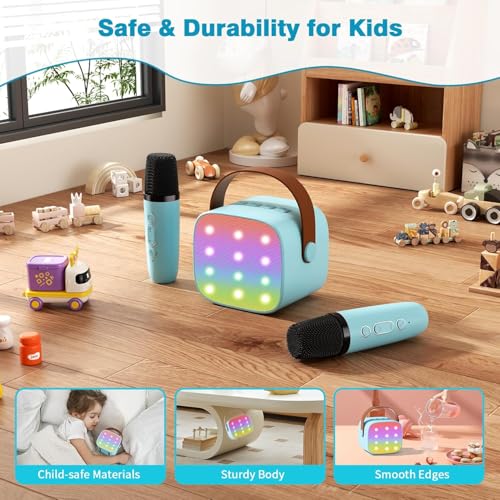 Thumbnail 6 de Voijump Mini Macchina per Karaoke con 2 Microfoni Wireless – Bluetooth Portatile 2026