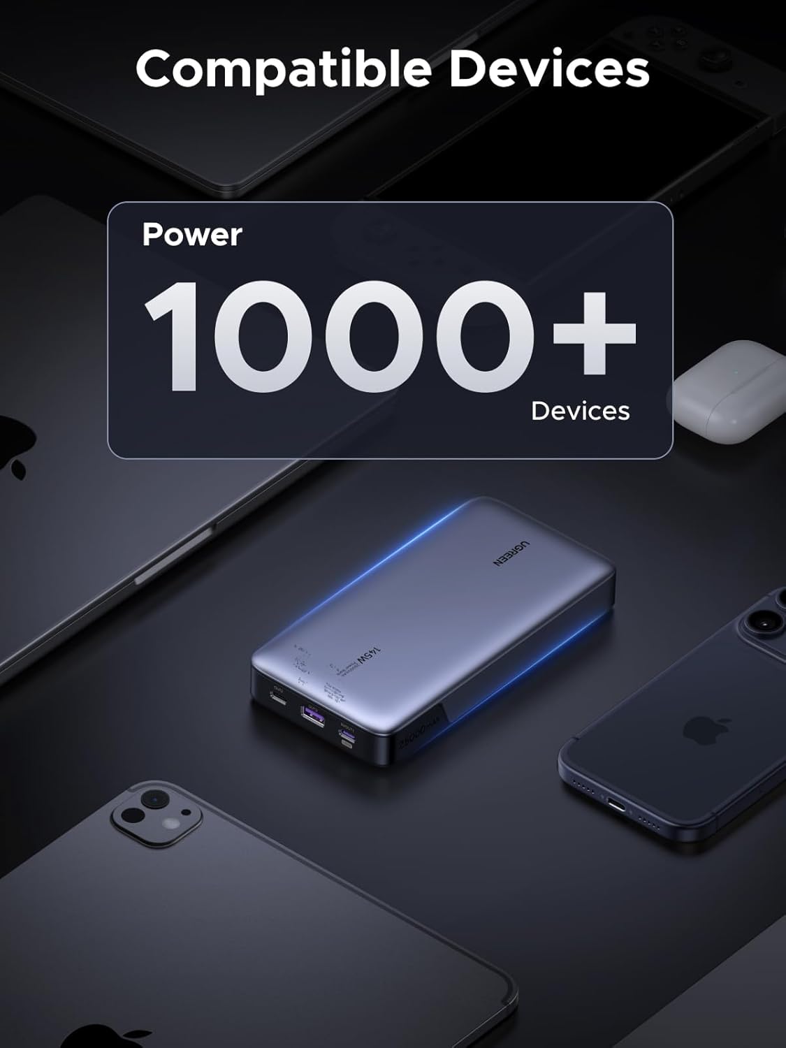 Thumbnail 6 de UGREEN Nexode 145W Batterie Externe 25000mAh – Power Bank USB-C PD3.1 140W