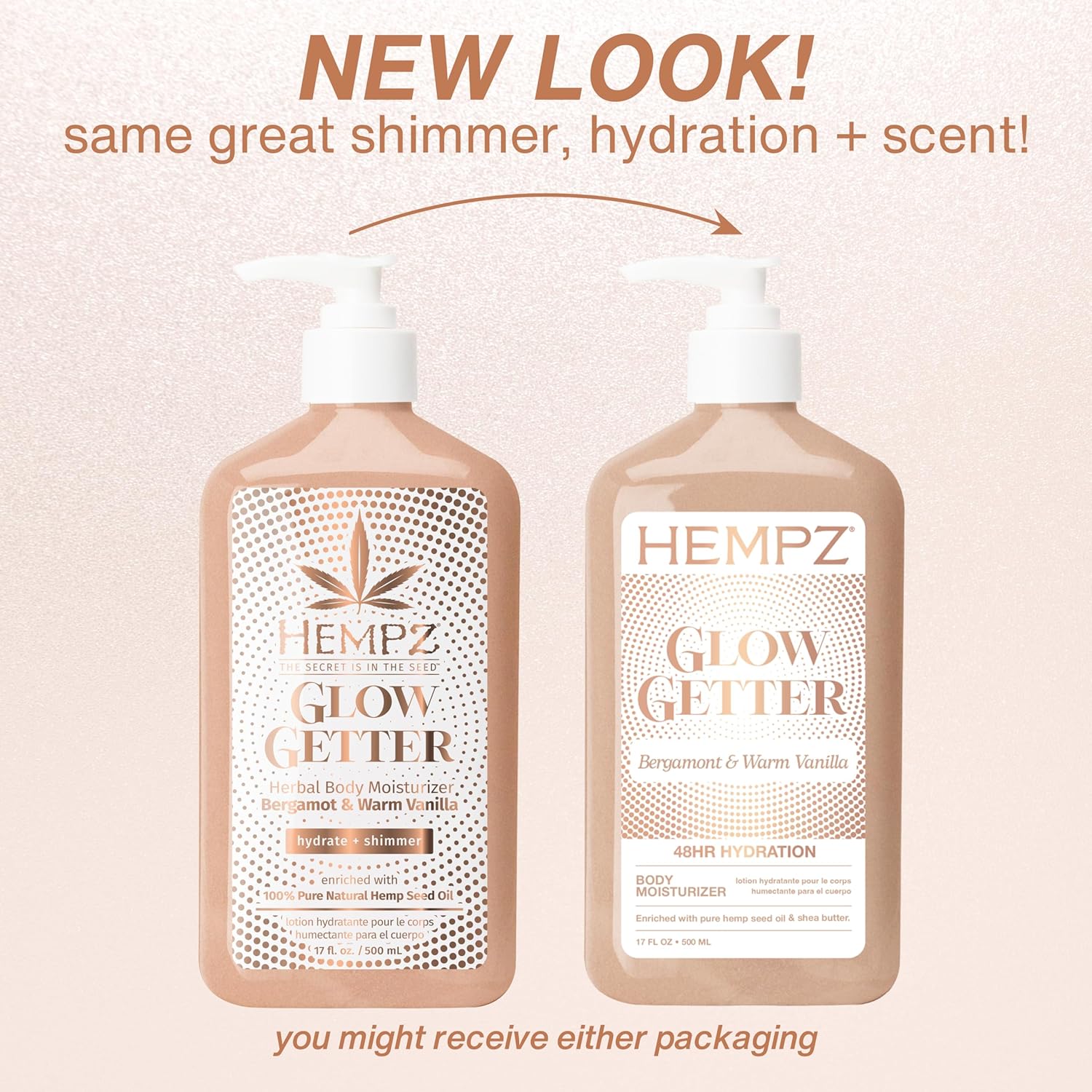 Detalle 1 de Hempz Glow Getter Body Lotion 17 oz