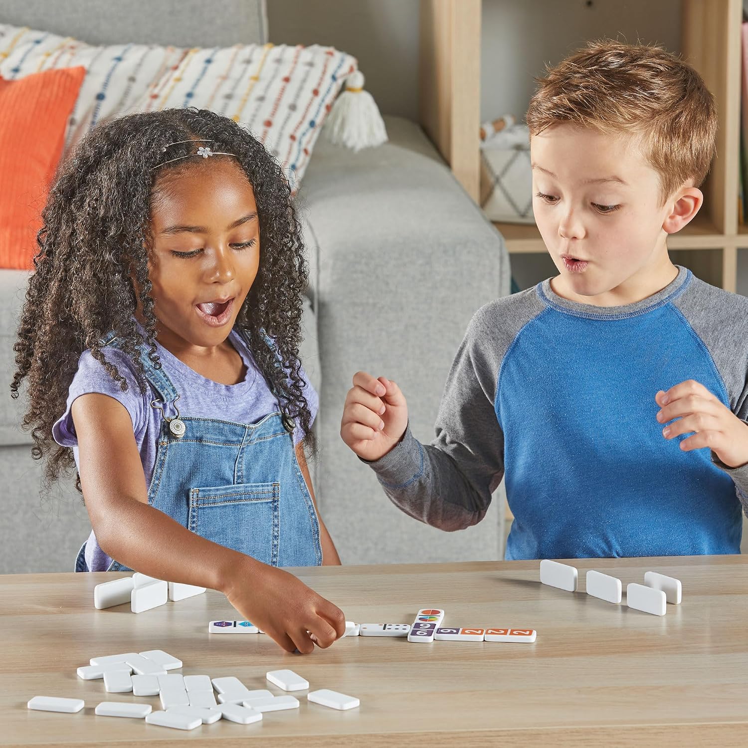 Detalle 2 de Learning Resources Numberblocks Set di Domino: gioco educativo per numeri da 1 a 6
