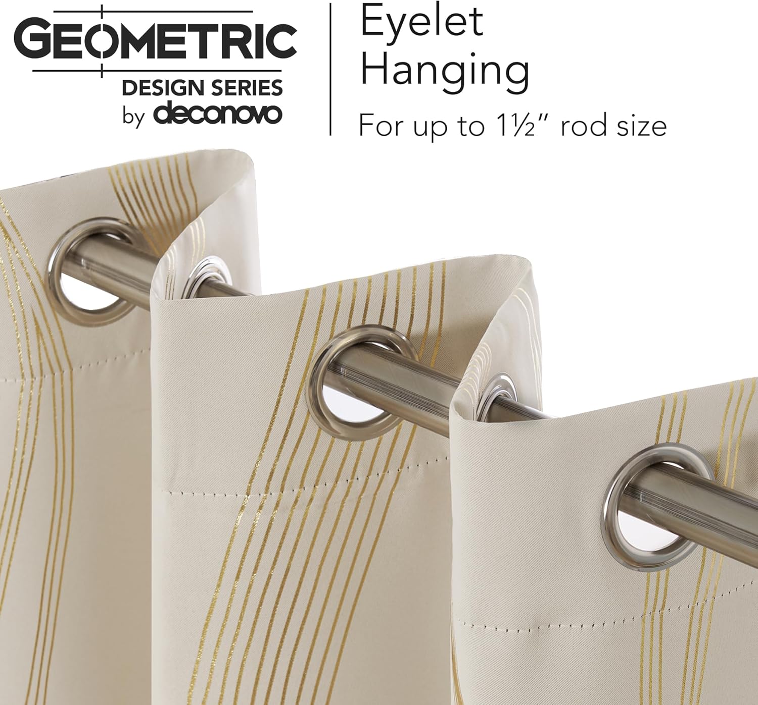 Thumbnail 4 de Deconovo 46x72 inch blackout curtains thermal insulating curtains 🪟