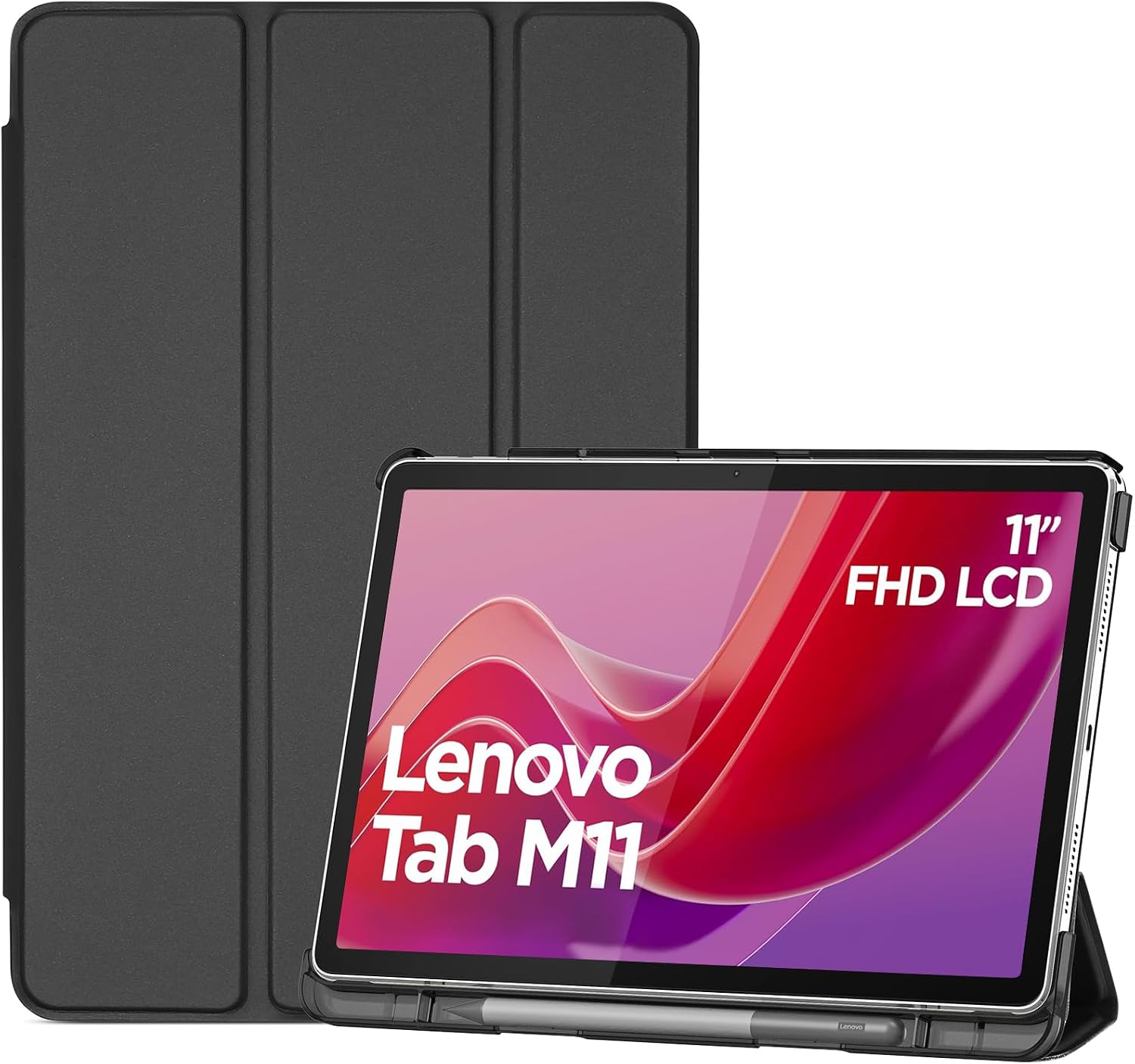 Detalle de ProCase Hülle 11 Zoll Lenovo Tab M11 2024 Schwarz