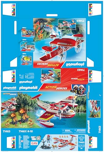 Thumbnail 8 de Playmobil 71463 Hydravion avec Pompier - Action Heroes