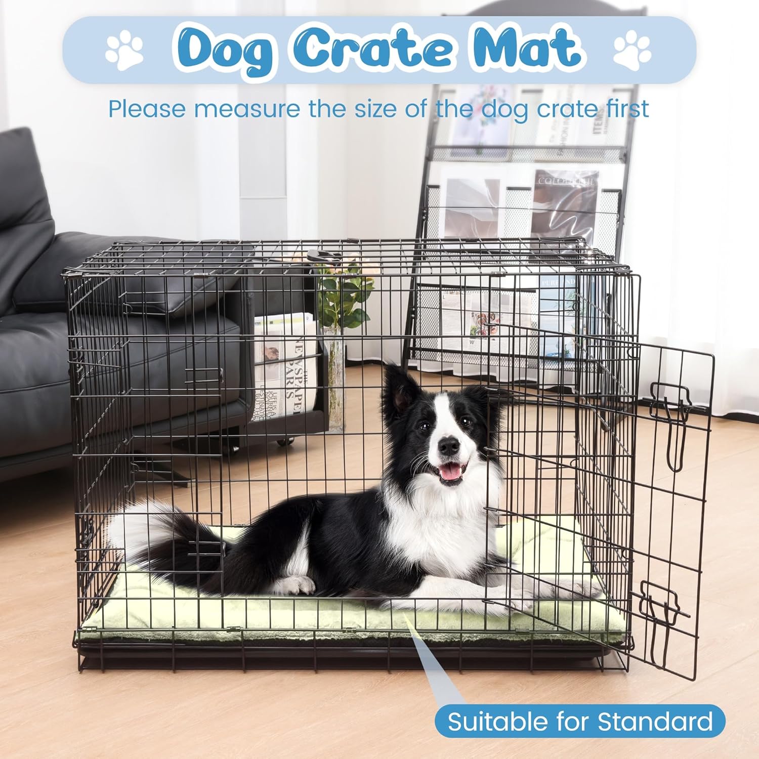 Thumbnail 4 de BaoDan Cuccia Cane Interno Taglia Grande 106x71 cm con base antiscivolo, beige